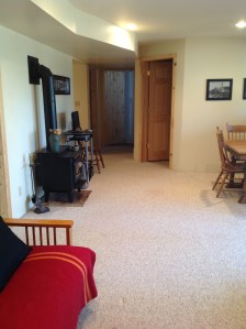 Another log home basement